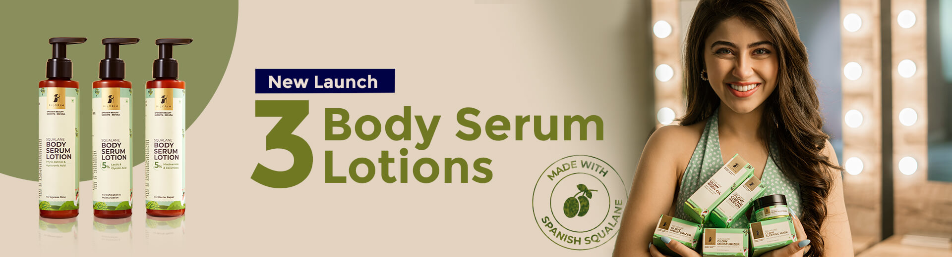 Body Serum Lotions - Pilgrim India