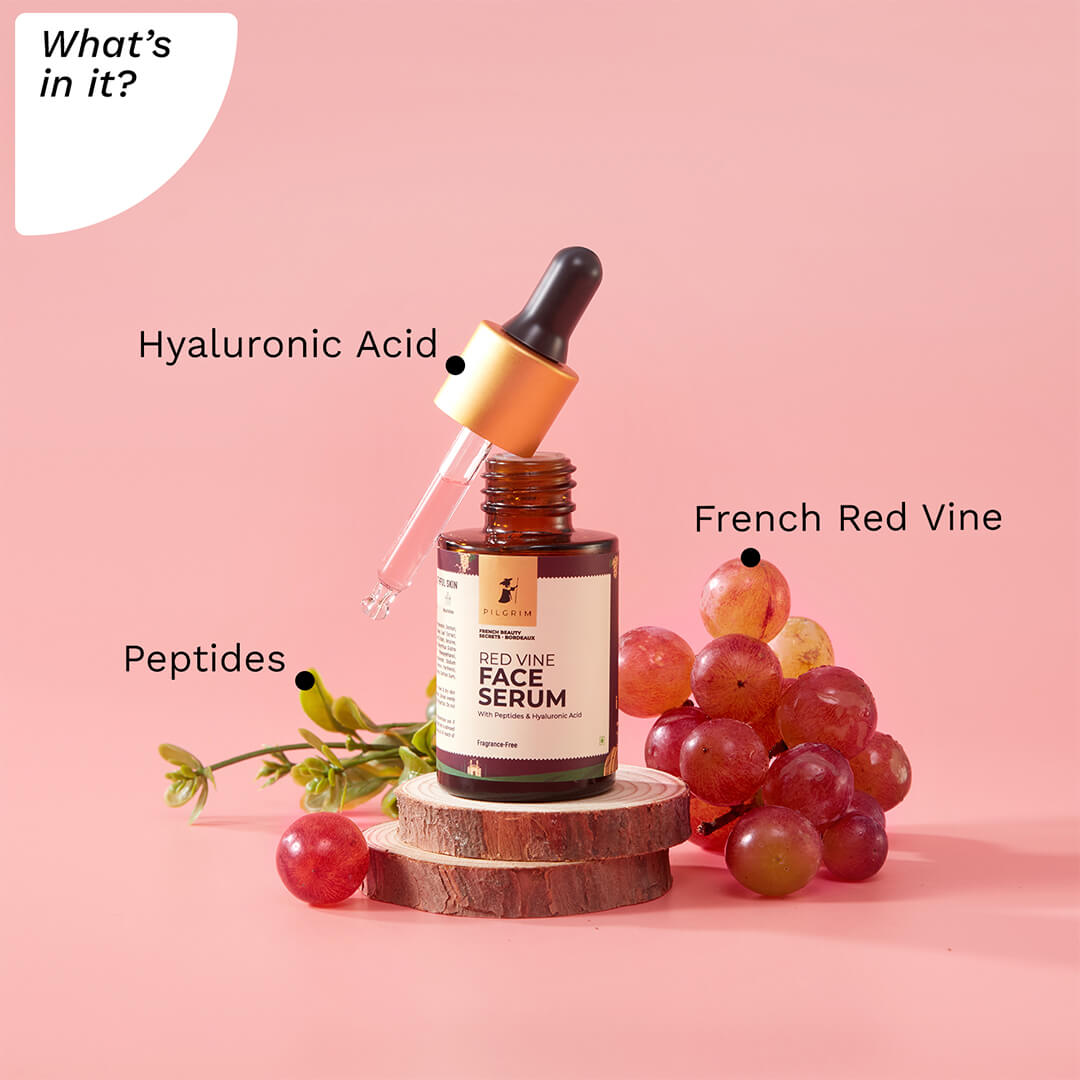 Red Vine Face Serum for Anti-Ageing!